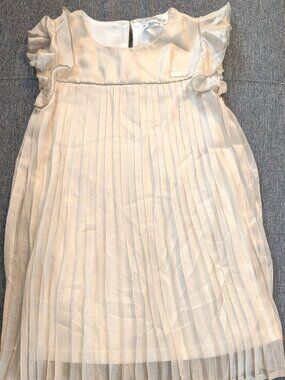 Girl's Pleated Shimmery Dress